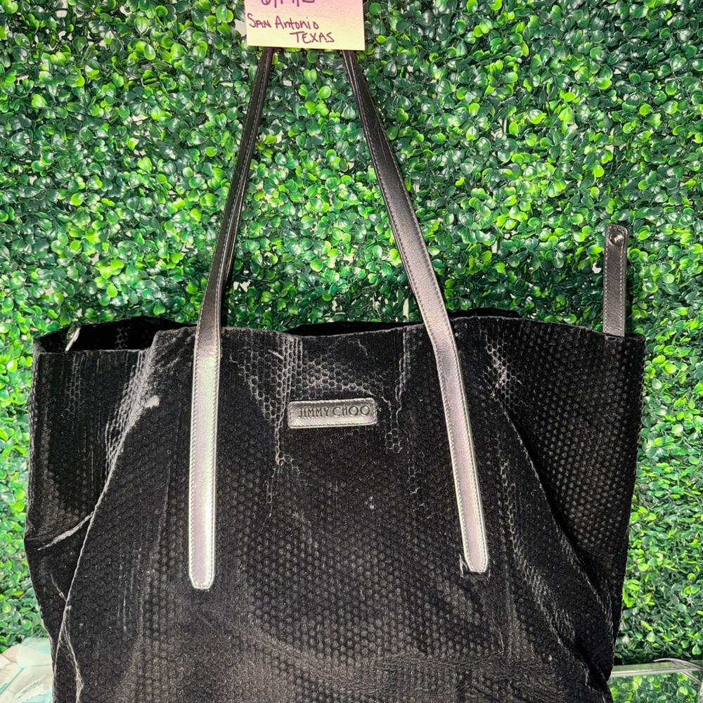 Jimmy Choo Black Tote Bag